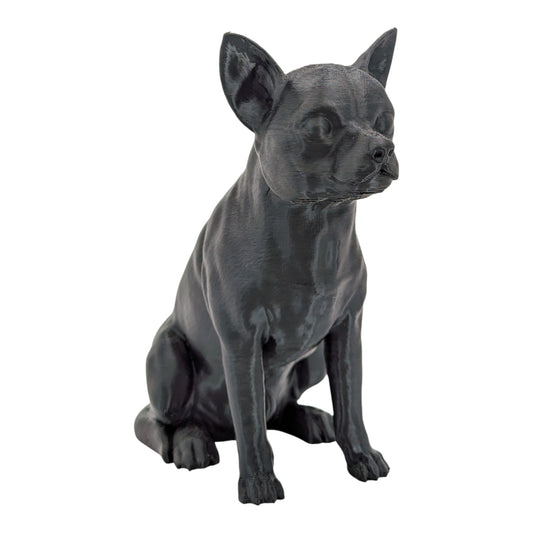 Chiquito: The Alert and Adorable Sitting Chihuahua Dog Figurine