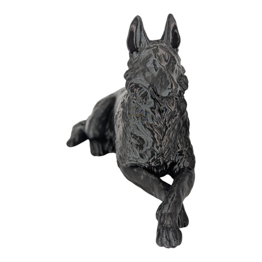 River: The Loyal Guardian German Shepherd Dog Figurine