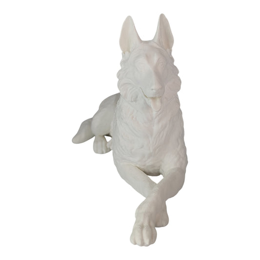 River: The Loyal Guardian German Shepherd Dog Figurine