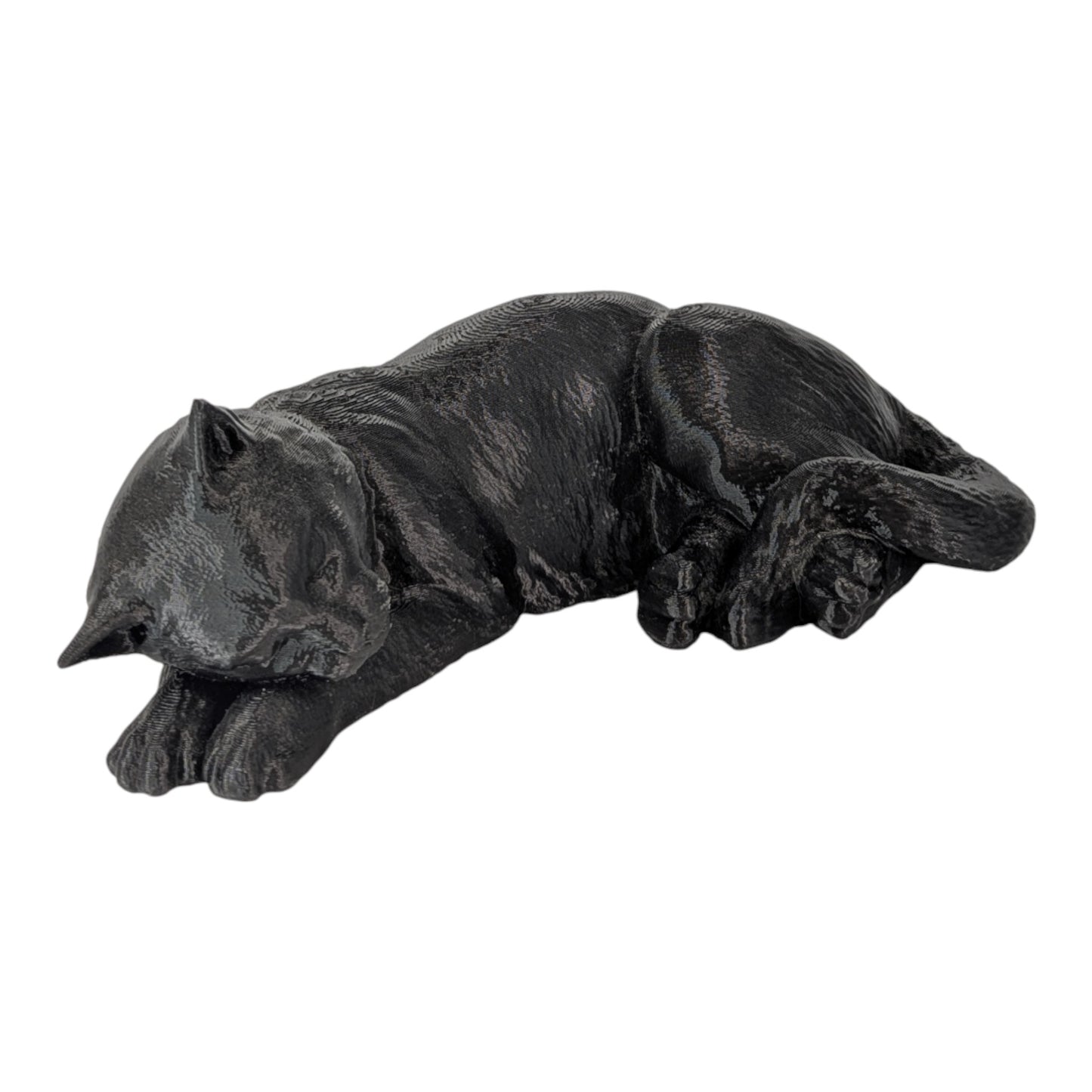 Luna: The Picture of Peaceful Slumbing Cat Figurine