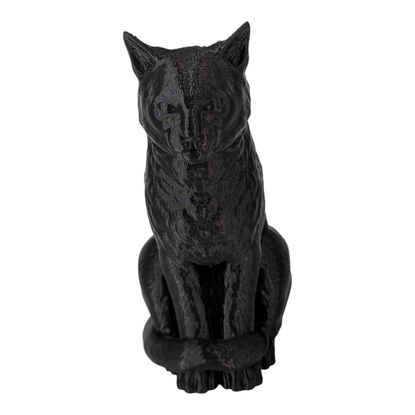 Cleo: The Curious Feline Observer Cat Figurine