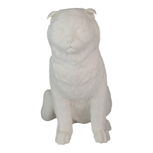 Misty: The Heartbreakingly Sweet Scottish Fold Cat Figurine
