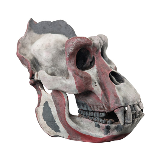 The Silverback: Desktop Gorilla Skull | Street Art Edition
