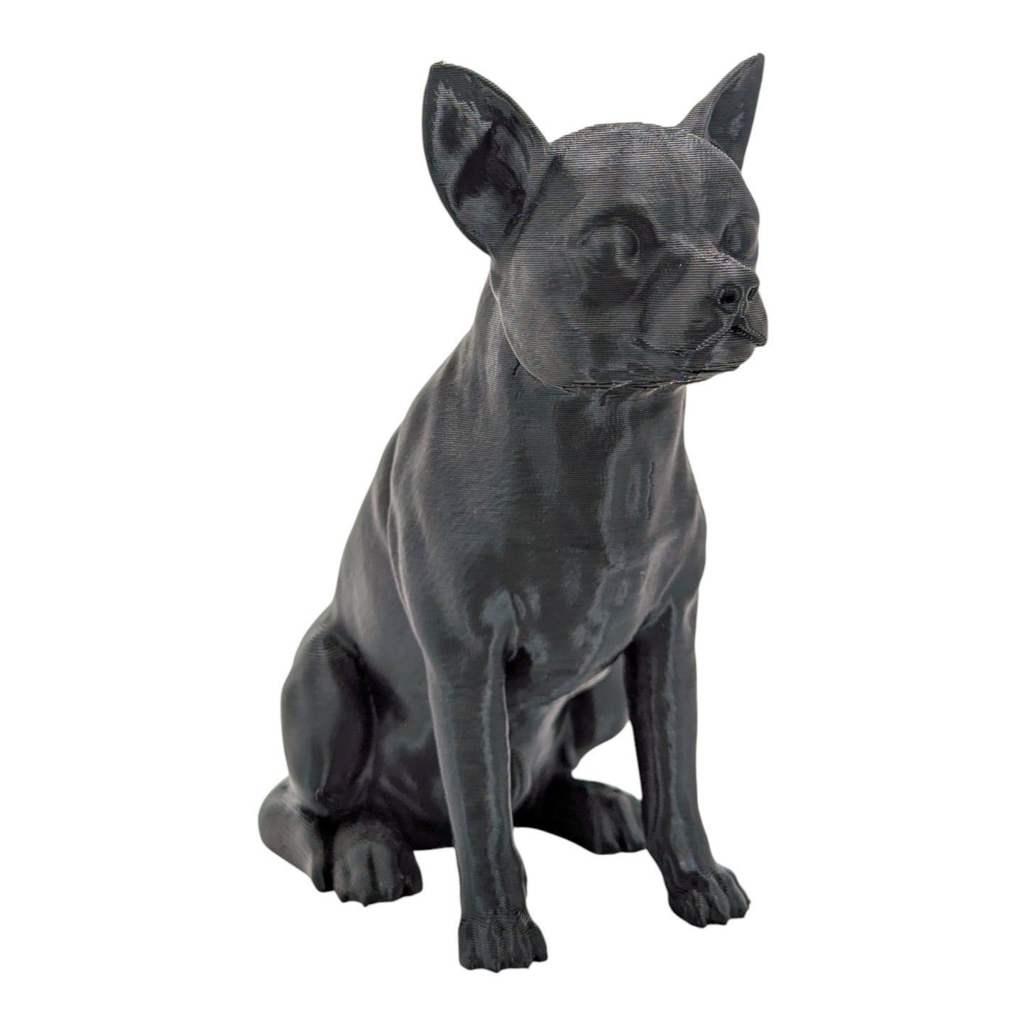 Chiquito: The Alert and Adorable Sitting Chihuahua Dog Figurine