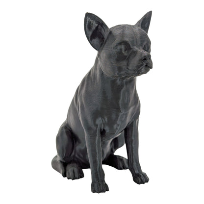 Chiquito: The Alert and Adorable Sitting Chihuahua Dog Figurine