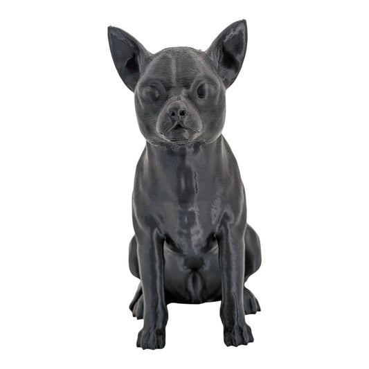 Chiquito: The Alert and Adorable Sitting Chihuahua Dog Figurine