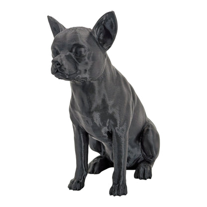 Chiquito: The Alert and Adorable Sitting Chihuahua Dog Figurine