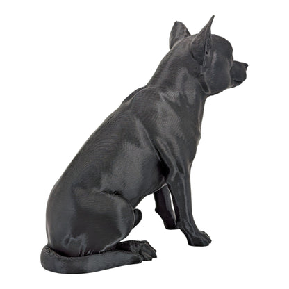 Chiquito: The Alert and Adorable Sitting Chihuahua Dog Figurine