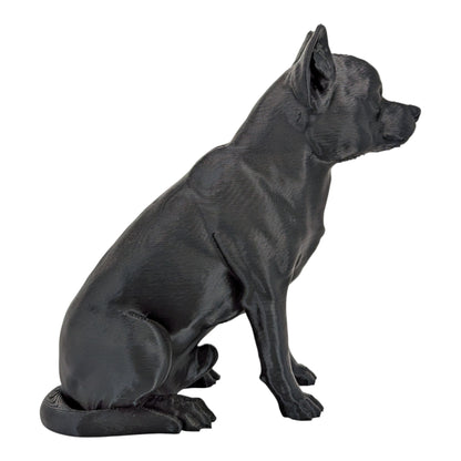 Chiquito: The Alert and Adorable Sitting Chihuahua Dog Figurine