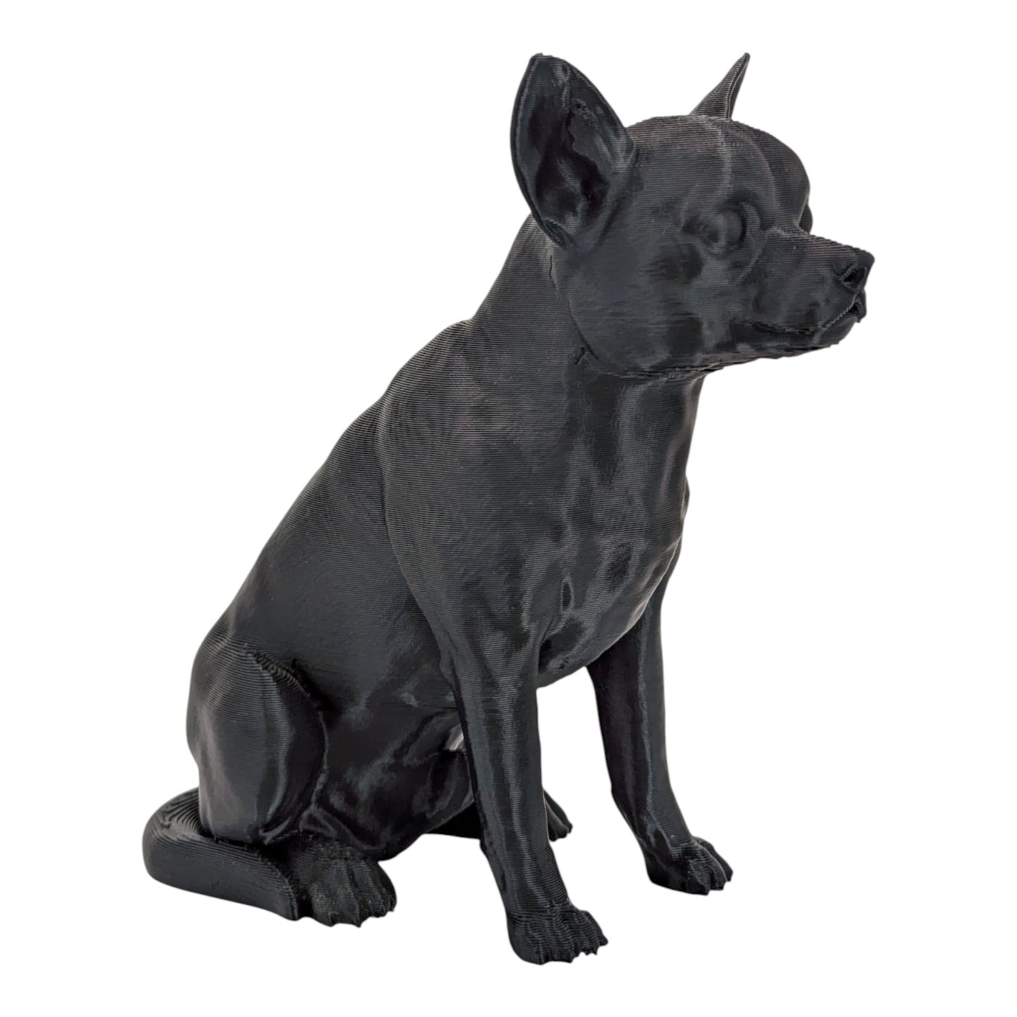Chiquito: The Alert and Adorable Sitting Chihuahua Dog Figurine