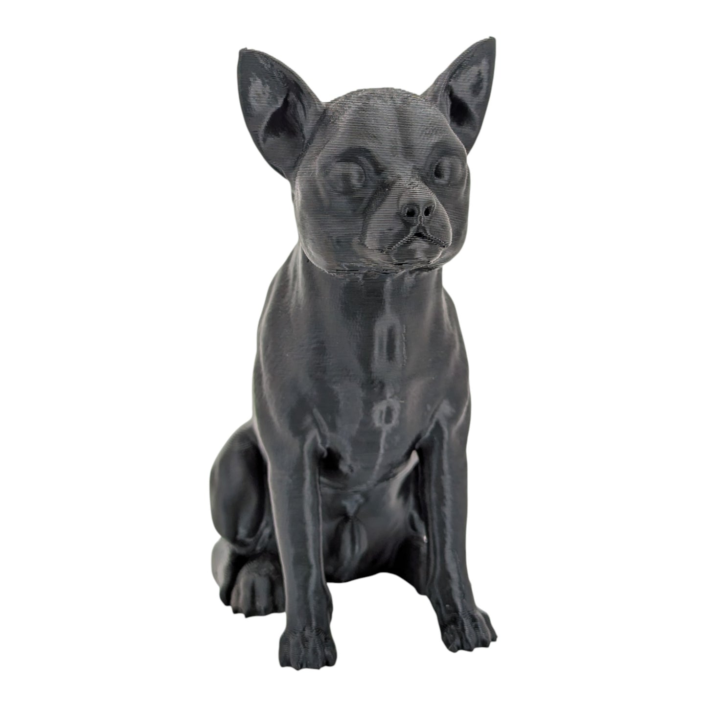 Chiquito: The Alert and Adorable Sitting Chihuahua Dog Figurine