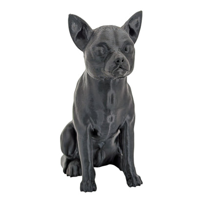 Chiquito: The Alert and Adorable Sitting Chihuahua Dog Figurine