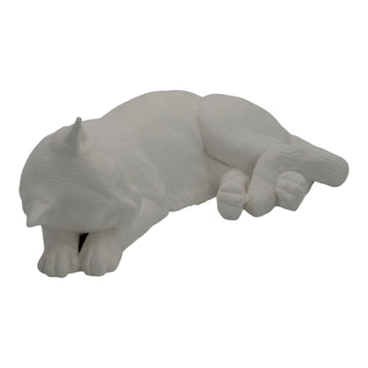 Luna: The Picture of Peaceful Slumbing Cat Figurine