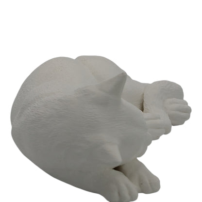 Luna: The Picture of Peaceful Slumbing Cat Figurine