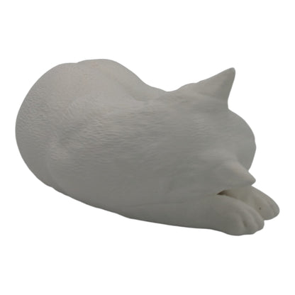 Luna: The Picture of Peaceful Slumbing Cat Figurine