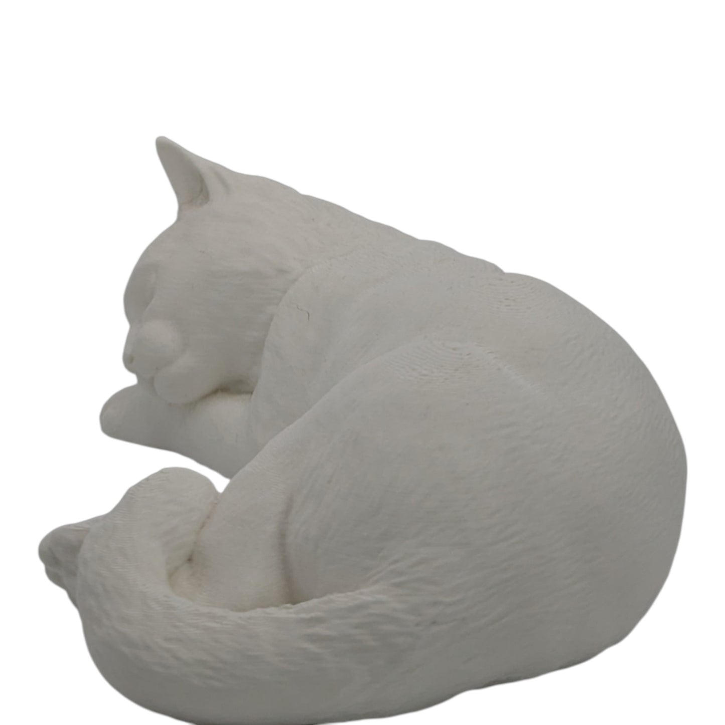 Luna: The Picture of Peaceful Slumbing Cat Figurine