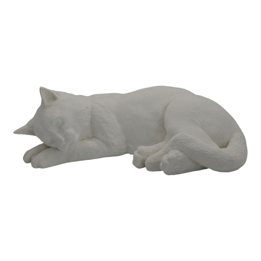 Luna: The Picture of Peaceful Slumbing Cat Figurine