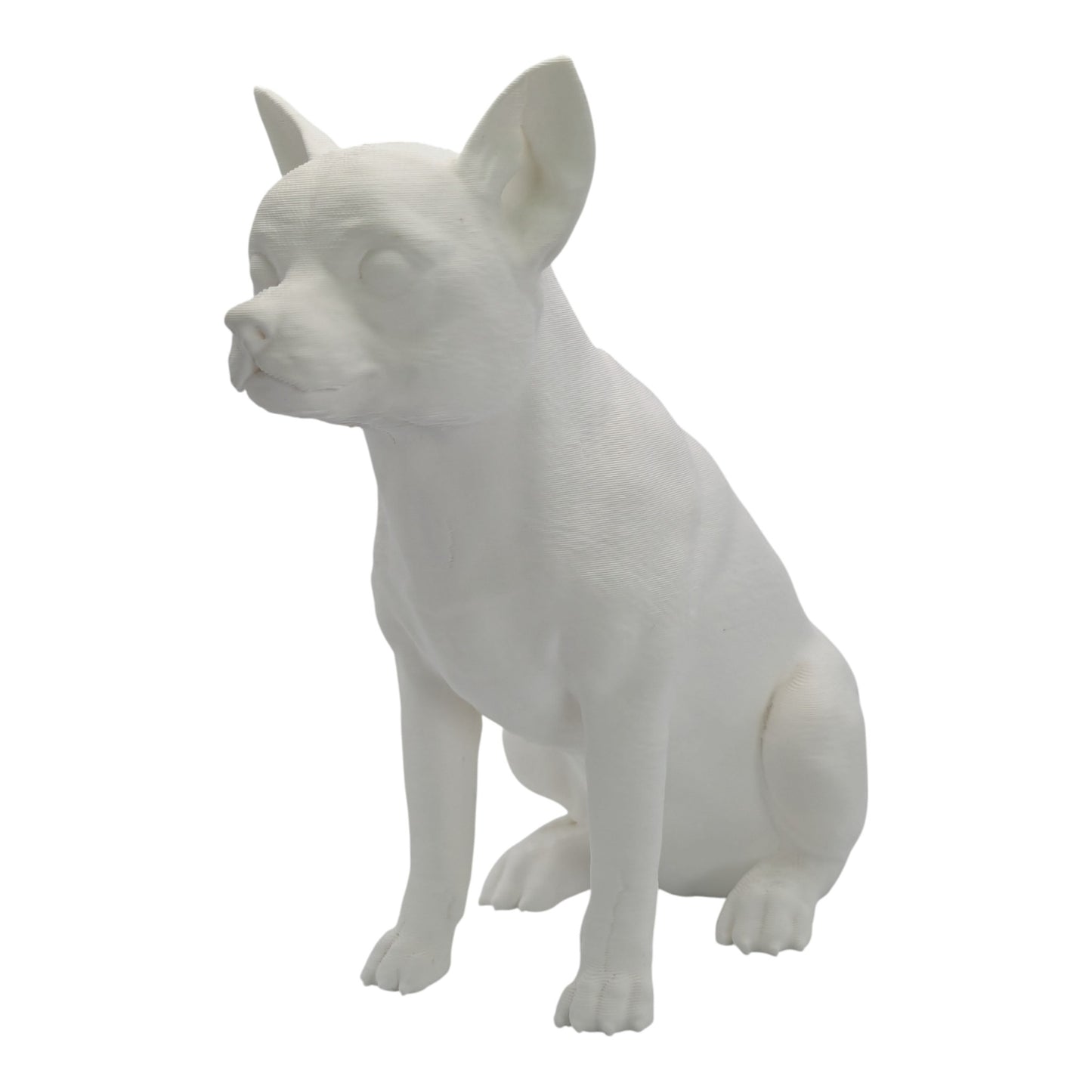 Chiquito: The Alert and Adorable Sitting Chihuahua Dog Figurine