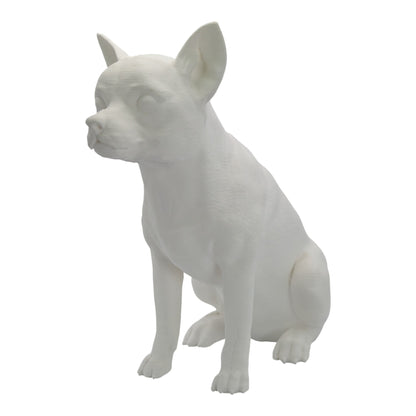 Chiquito: The Alert and Adorable Sitting Chihuahua Dog Figurine