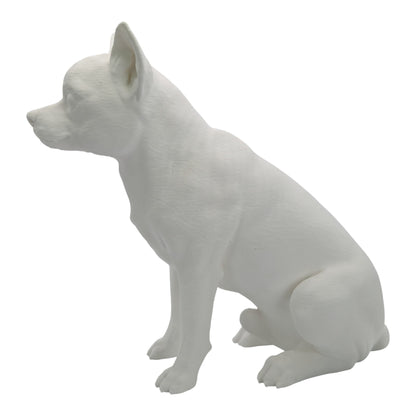 Chiquito: The Alert and Adorable Sitting Chihuahua Dog Figurine