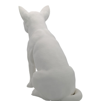 Chiquito: The Alert and Adorable Sitting Chihuahua Dog Figurine