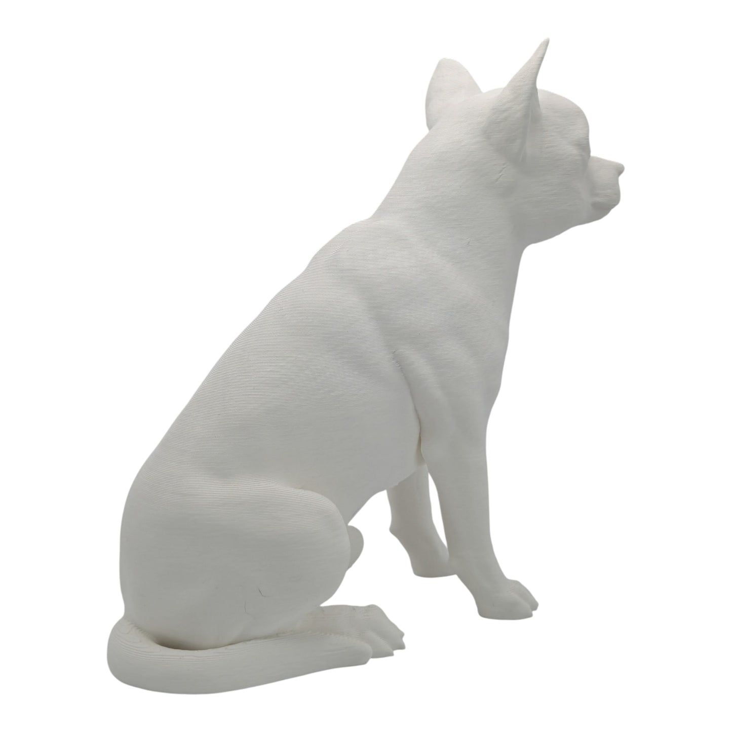 Chiquito: The Alert and Adorable Sitting Chihuahua Dog Figurine