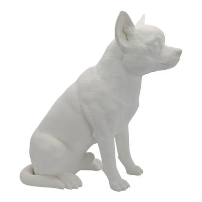 Chiquito: The Alert and Adorable Sitting Chihuahua Dog Figurine