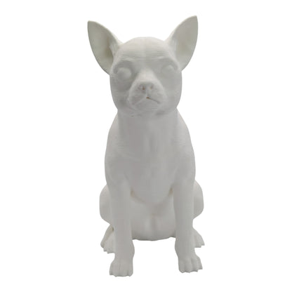 Chiquito: The Alert and Adorable Sitting Chihuahua Dog Figurine