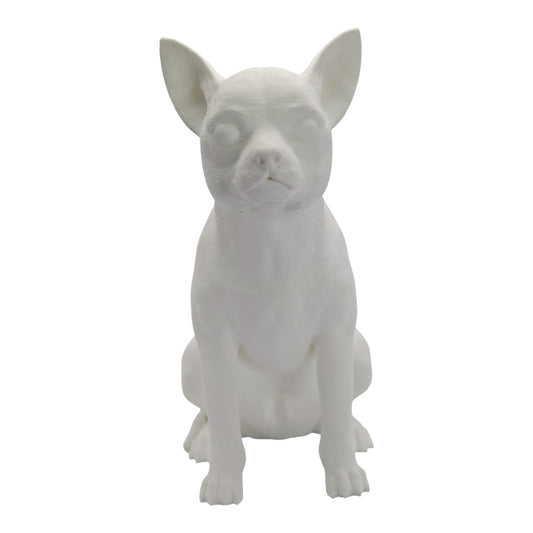 Chiquito: The Alert and Adorable Sitting Chihuahua Dog Figurine