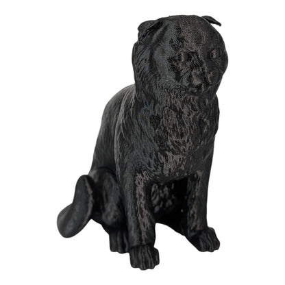 Misty: The Heartbreakingly Sweet Scottish Fold Cat Figurine