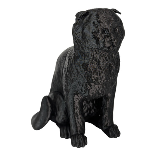 Misty: The Heartbreakingly Sweet Scottish Fold Cat Figurine