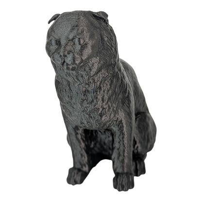 Misty: The Heartbreakingly Sweet Scottish Fold Cat Figurine