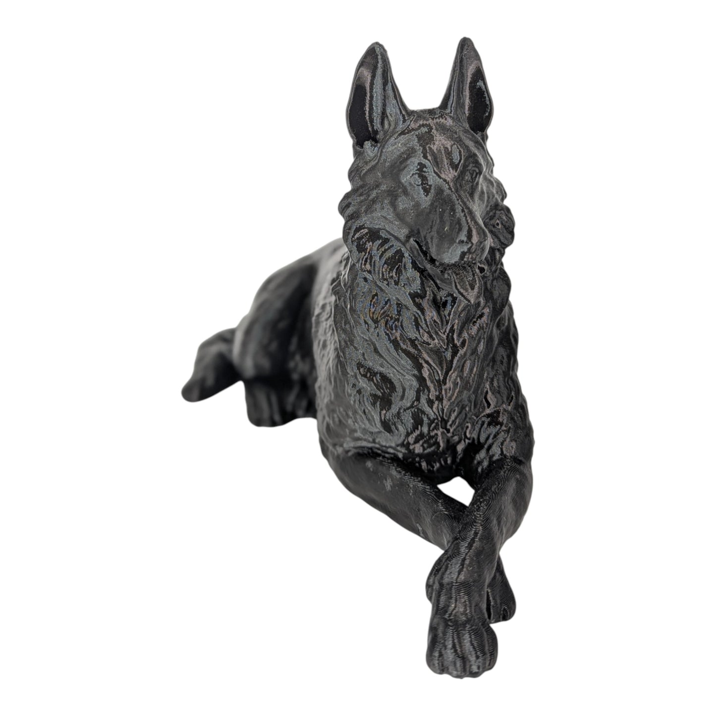 River: The Loyal Guardian German Shepherd Dog Figurine