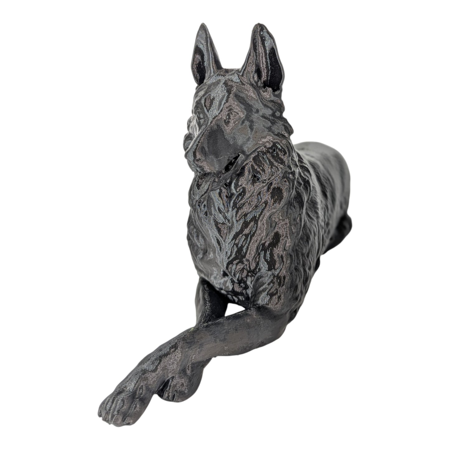 River: The Loyal Guardian German Shepherd Dog Figurine
