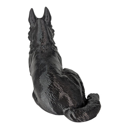 River: The Loyal Guardian German Shepherd Dog Figurine