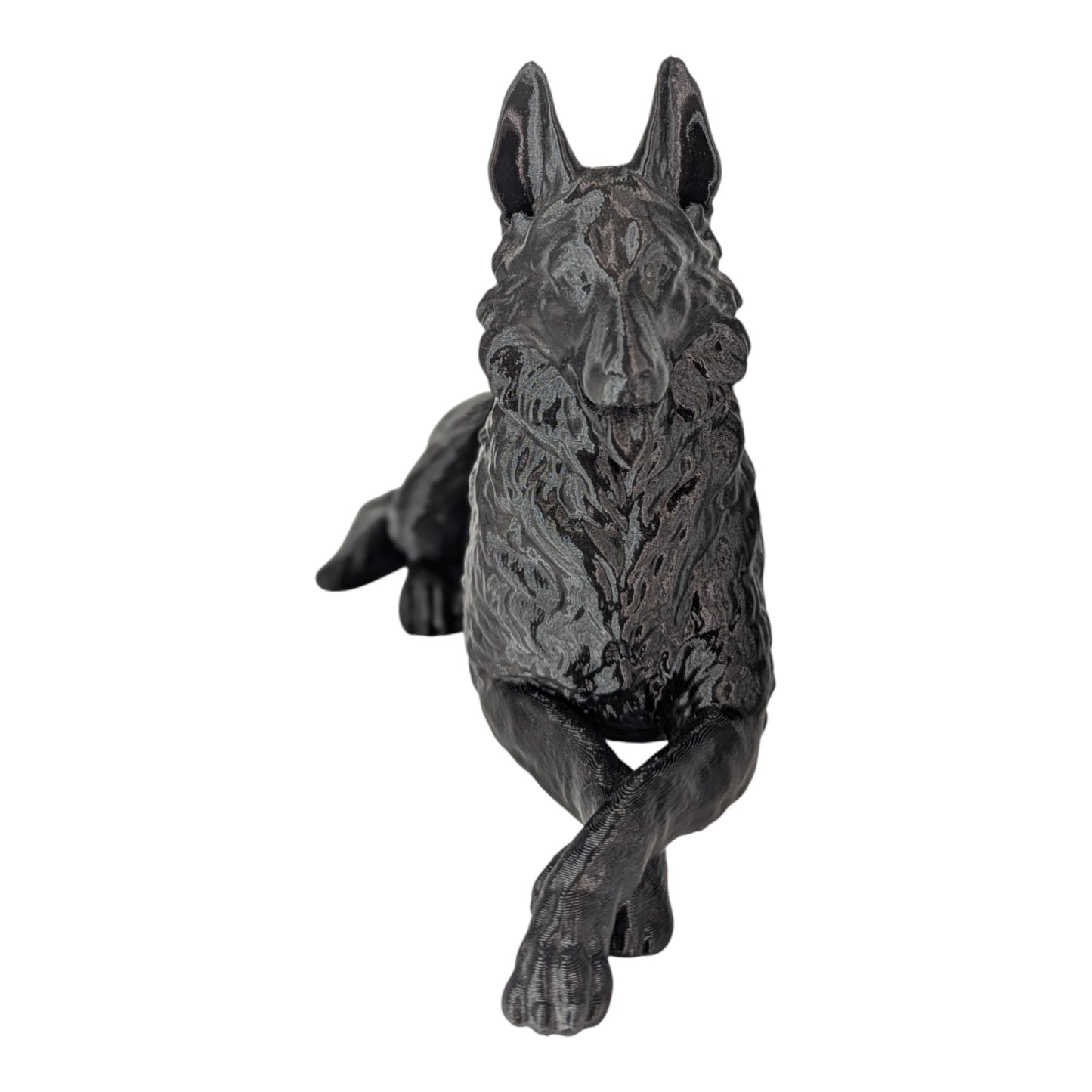 River: The Loyal Guardian German Shepherd Dog Figurine