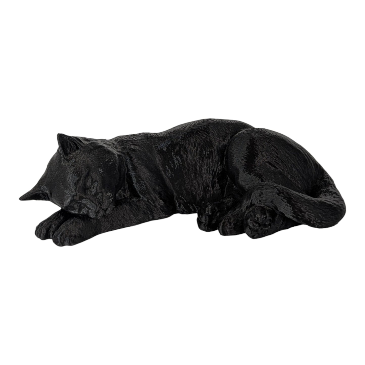 Luna: The Picture of Peaceful Slumbing Cat Figurine