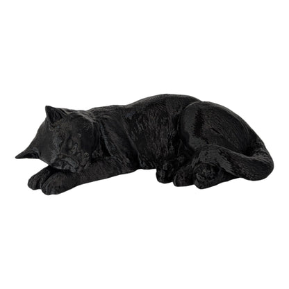 Luna: The Picture of Peaceful Slumbing Cat Figurine