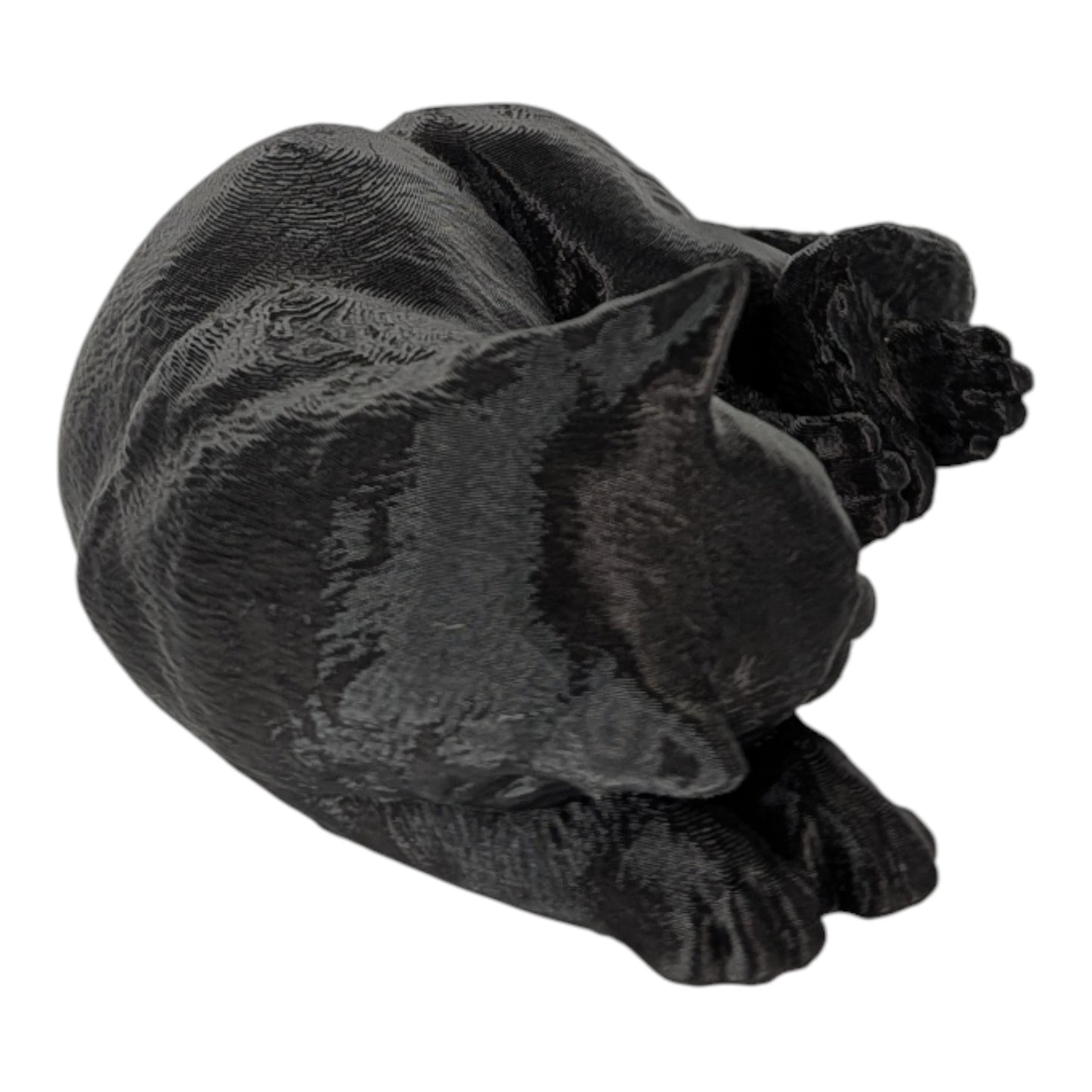 Luna: The Picture of Peaceful Slumbing Cat Figurine