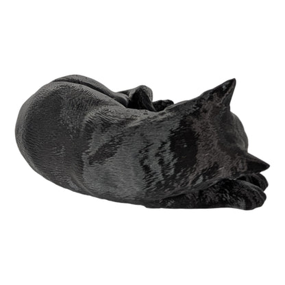 Luna: The Picture of Peaceful Slumbing Cat Figurine