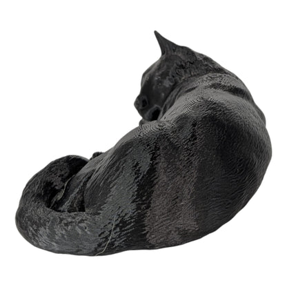 Luna: The Picture of Peaceful Slumbing Cat Figurine