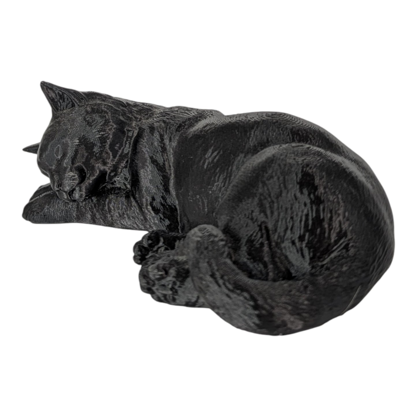 Luna: The Picture of Peaceful Slumbing Cat Figurine