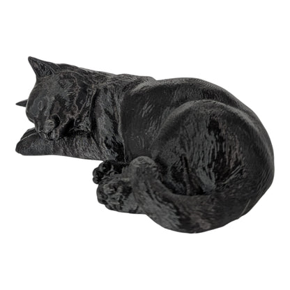 Luna: The Picture of Peaceful Slumbing Cat Figurine