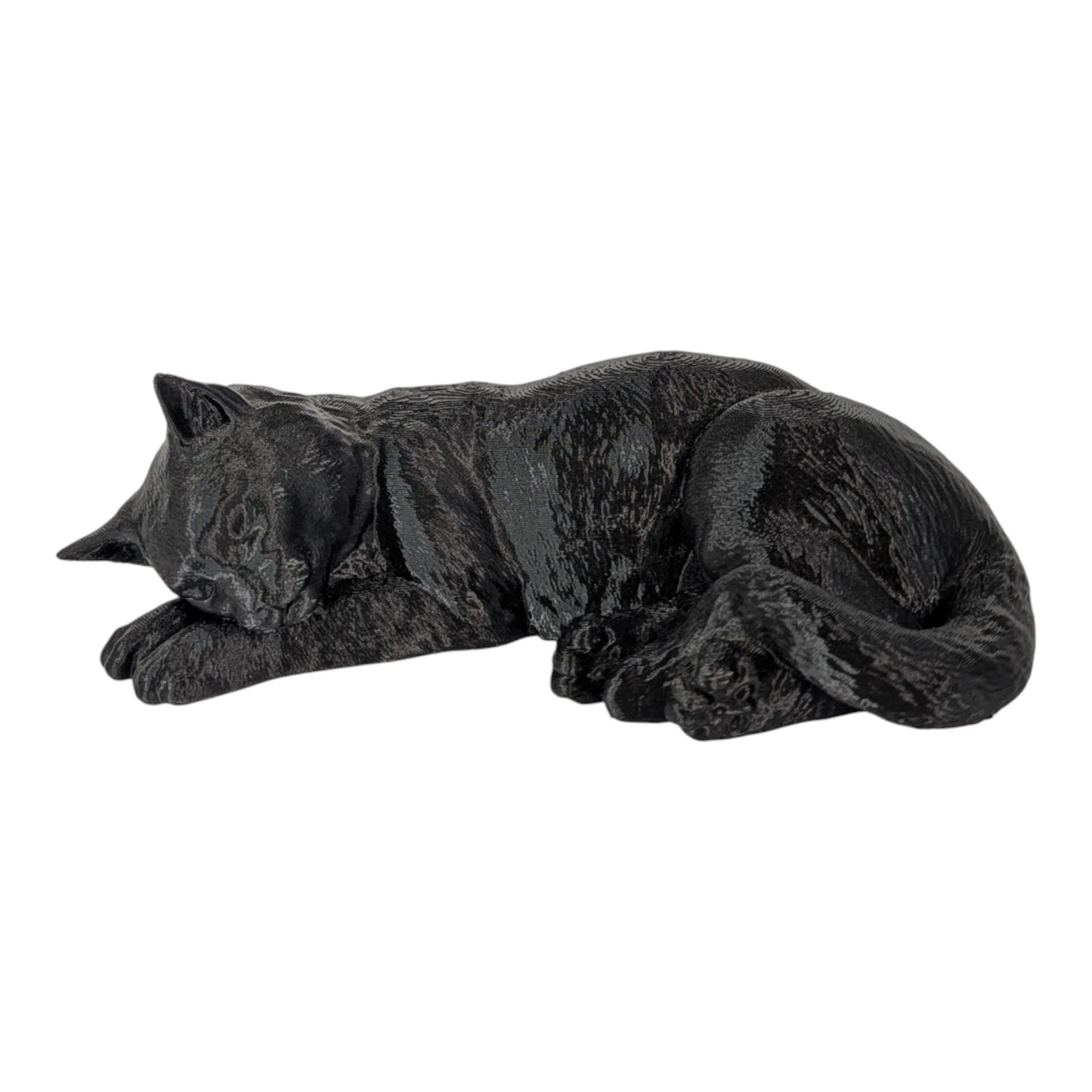 Luna: The Picture of Peaceful Slumbing Cat Figurine