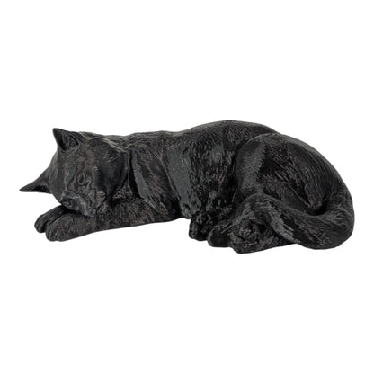 Luna: The Picture of Peaceful Slumbing Cat Figurine