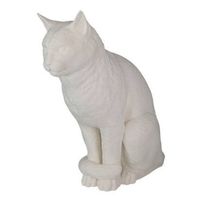 Cleo: The Curious Feline Observer Cat Figurine