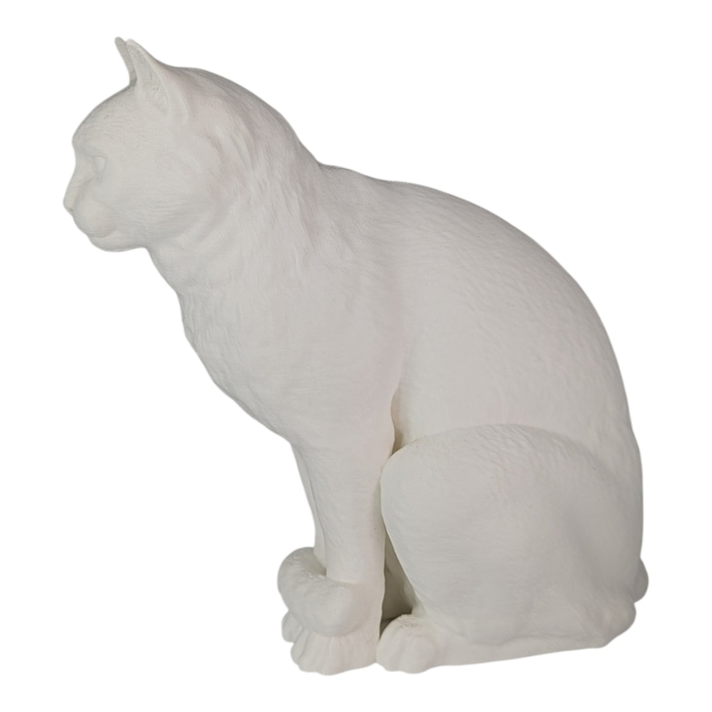 Cleo: The Curious Feline Observer Cat Figurine