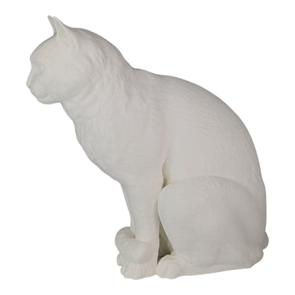Cleo: The Curious Feline Observer Cat Figurine