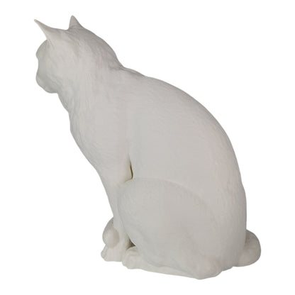 Cleo: The Curious Feline Observer Cat Figurine