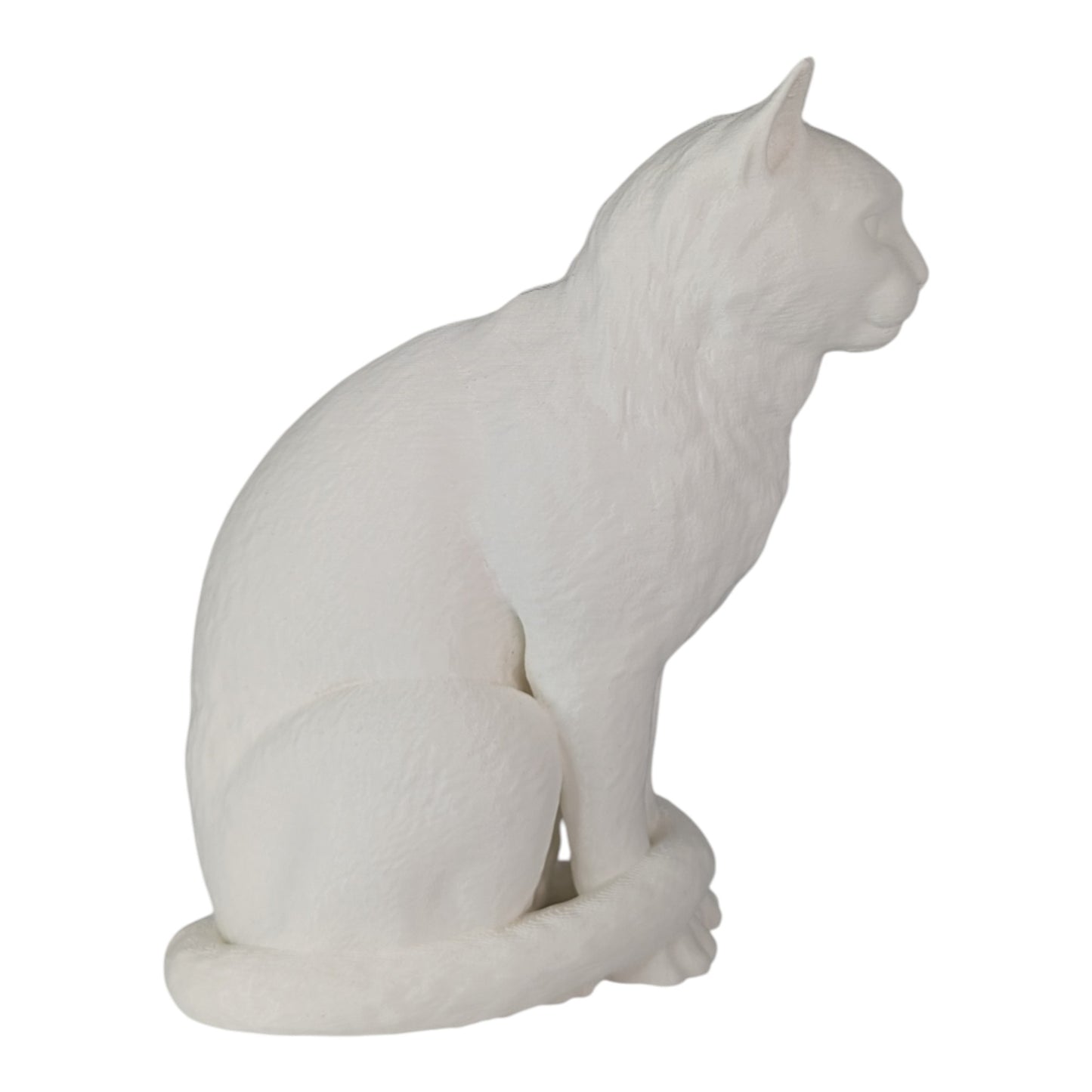 Cleo: The Curious Feline Observer Cat Figurine